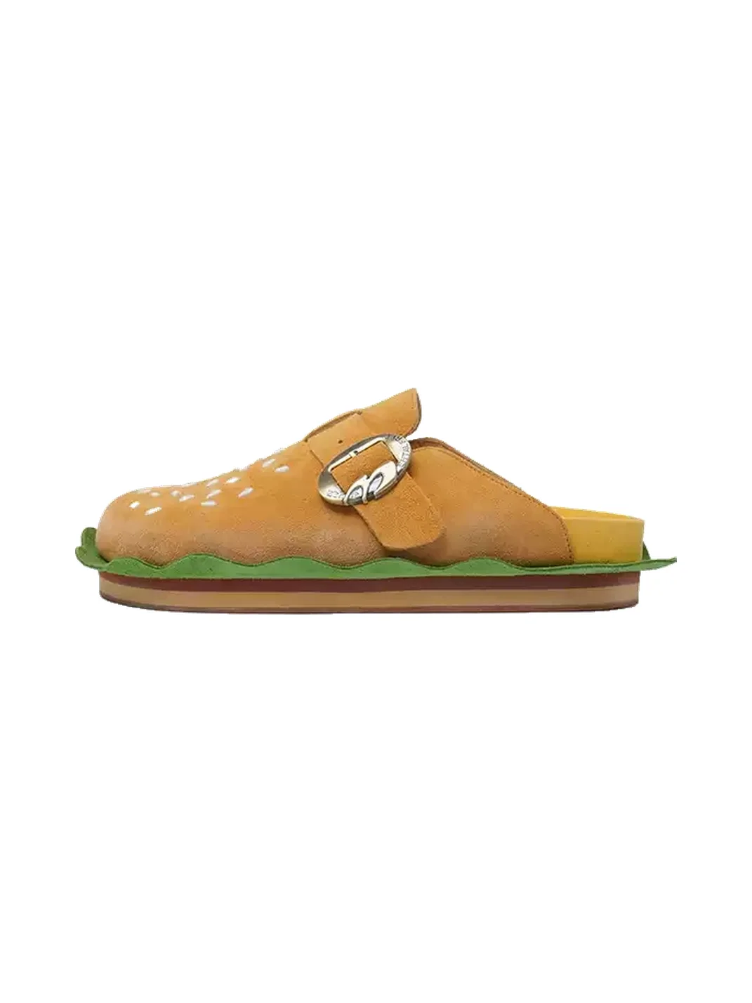 BBIMP | Burger Closed-Toe Platform Slippers