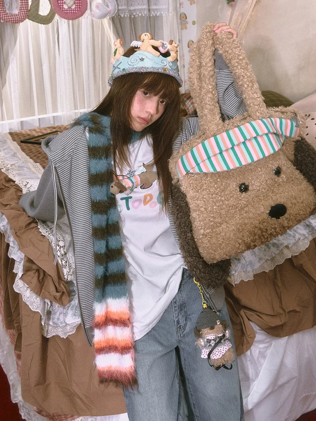 OhTODOG | Large Plush Dog-Shaped Tote Bag