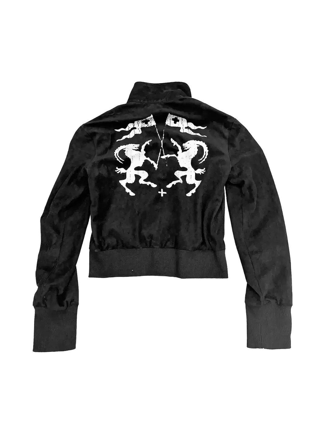 DETW | Cropped Suede Western Stand Collar Jacket