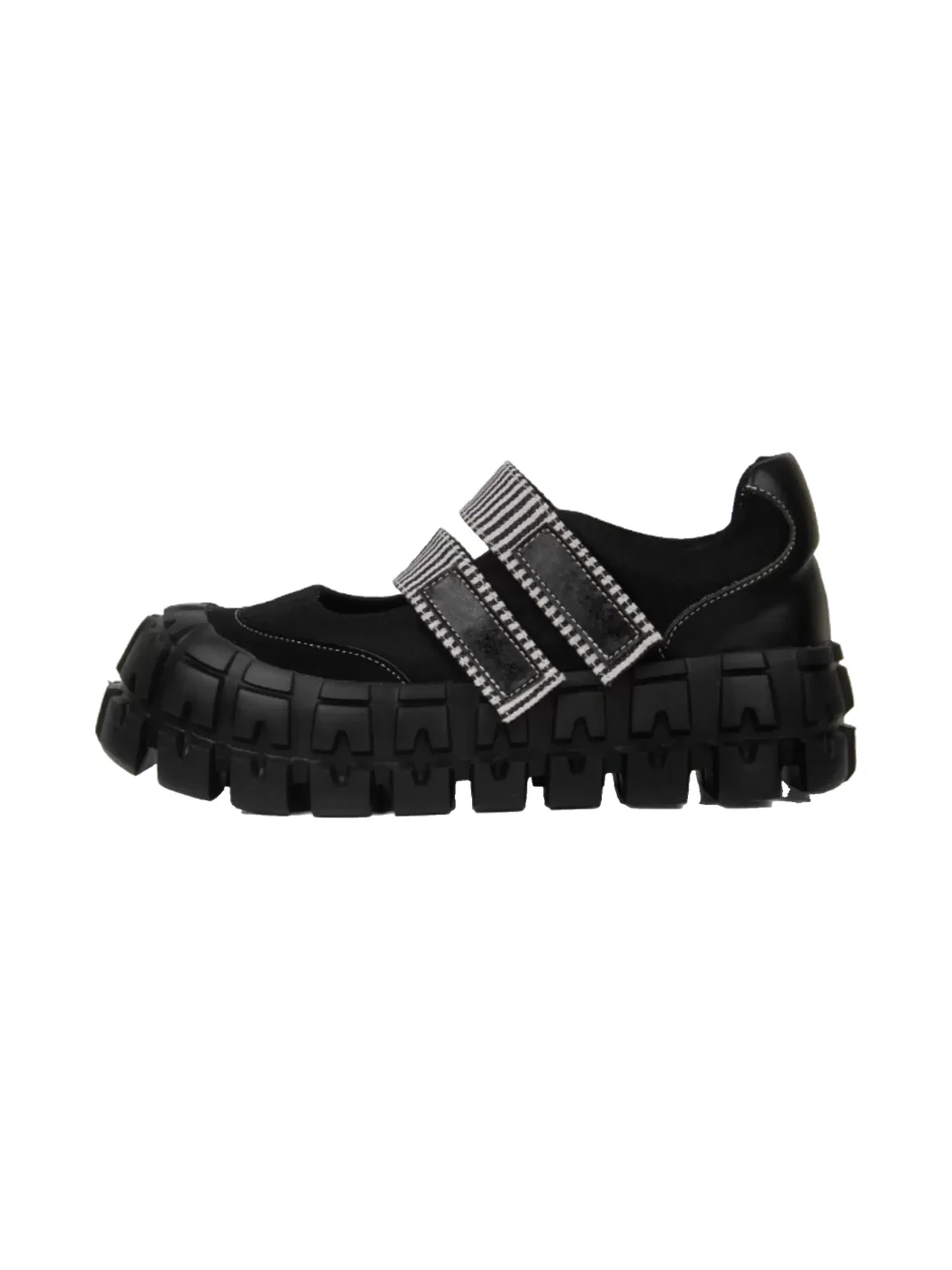 Enqo | Black Platform Mary Jane Shoes
