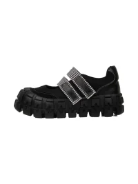 Enqo | Black Platform Mary Jane Shoes