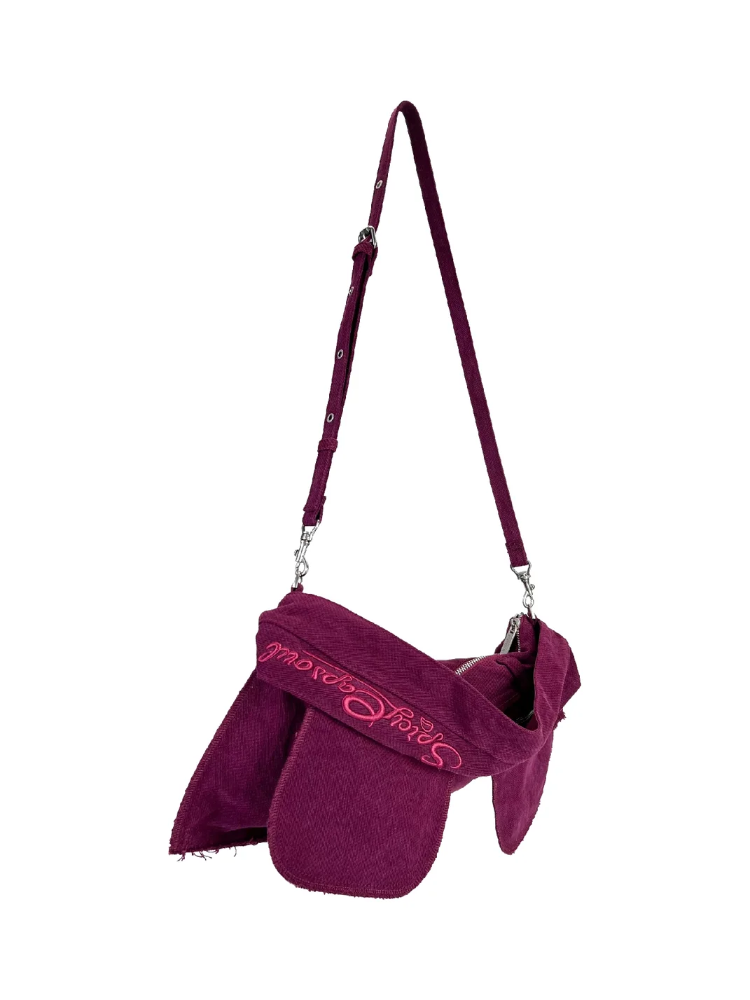 SpicyCapSoul | Washed Brushed Canvas Crossbody Shoulder Bag