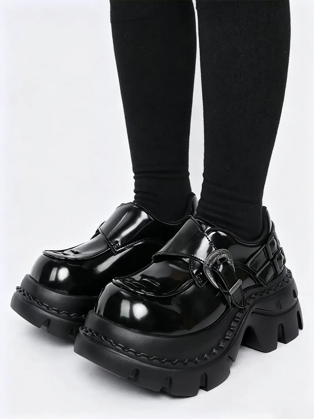 Puppet show | Chunky Heel Platform Loafers