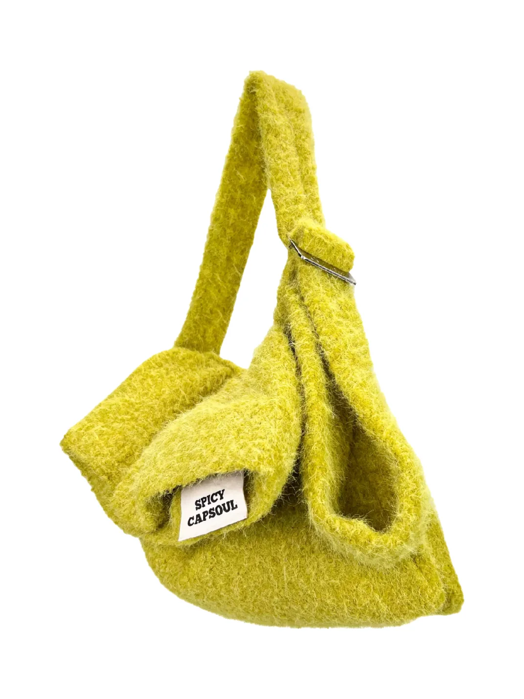 SpicyCapSoul | Foldover Plush Shoulder Crossbody Bag
