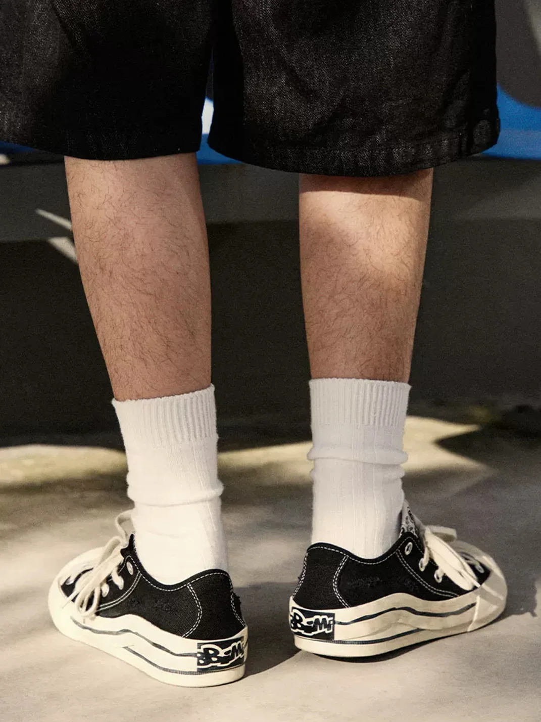 BBIMP | Distressed Low-Top Canvas Sneakers