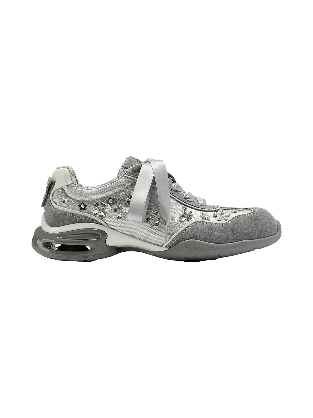 GGCC | Rhinestone Ballet Trainer Sneakers