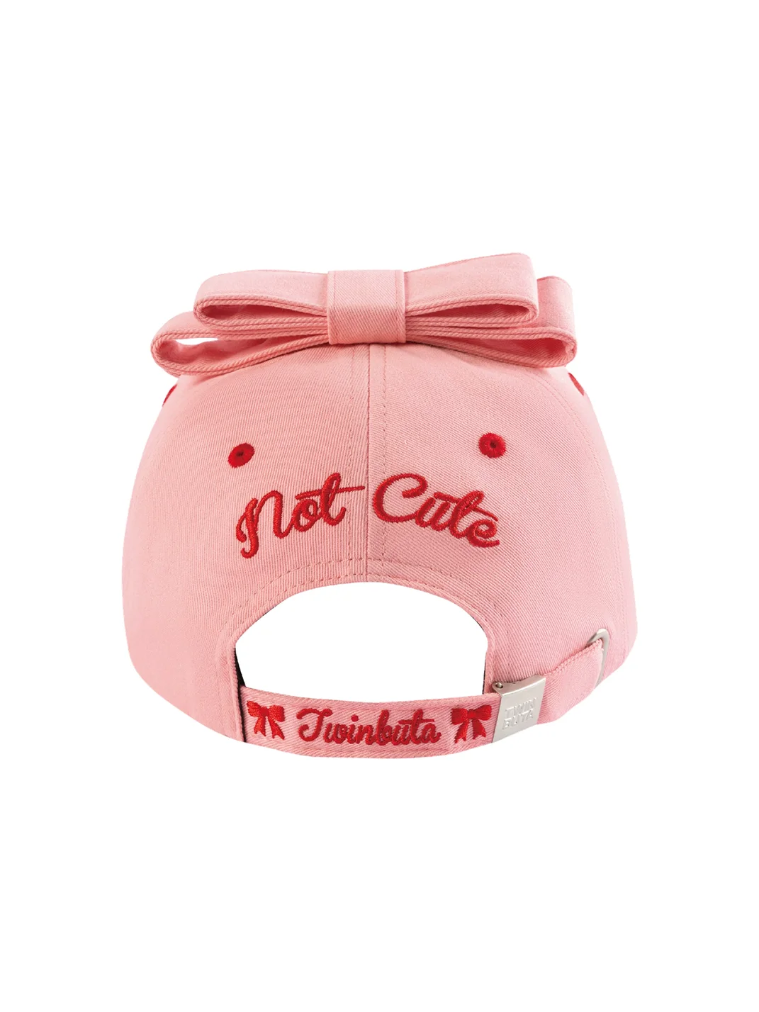 TWINBUTA | Bow Contrast Embroidered Baseball Cap