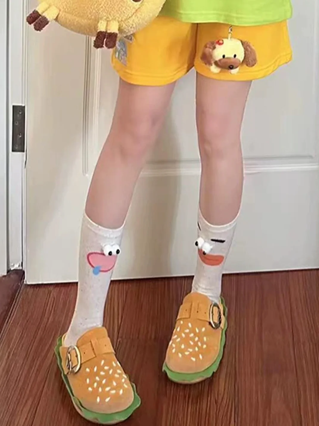 BBIMP | Burger Closed-Toe Platform Slippers
