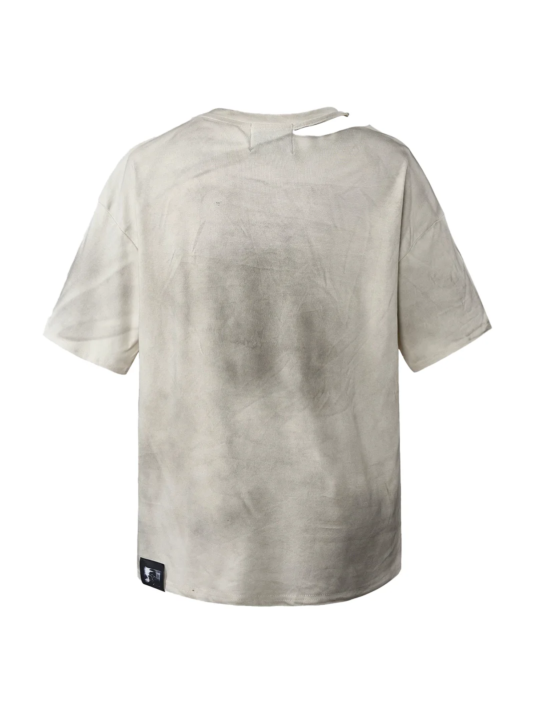 Dream Band | Distressed Oversized Blueprint Print T-Shirt