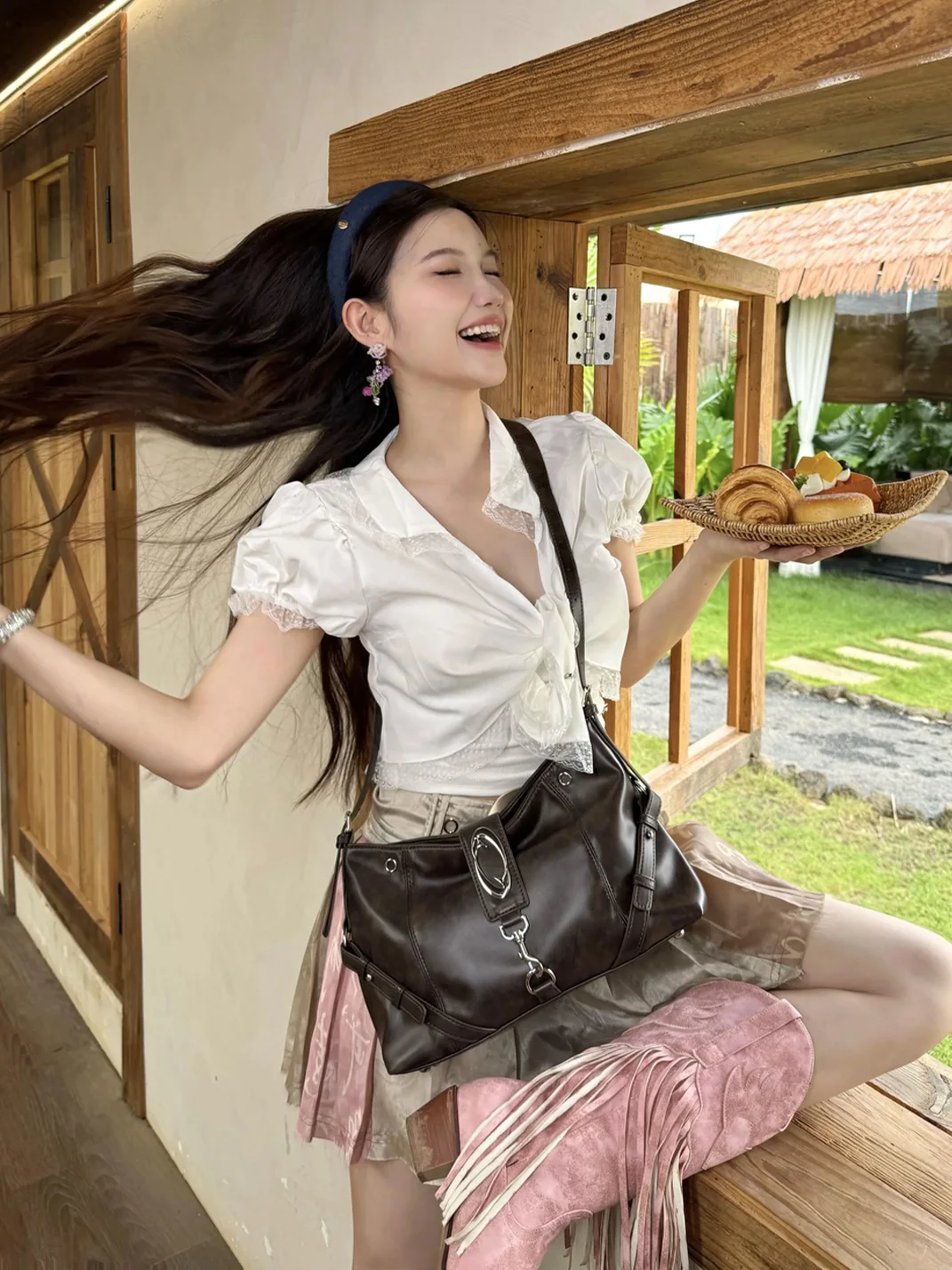 CULTIVATOR | Large Hobo Shoulder Crossbody Tote Bag