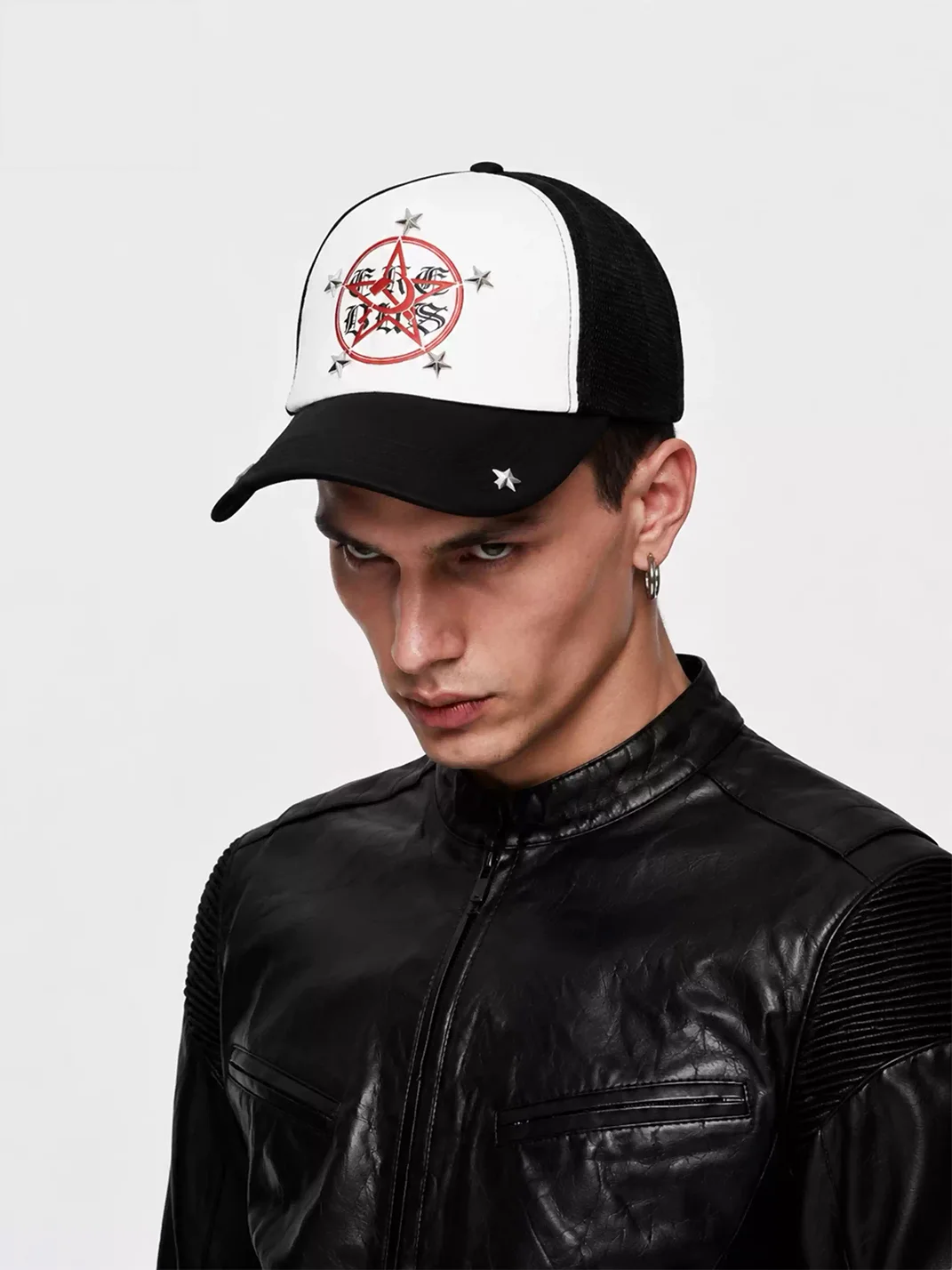 FromTheErebus | Iron Star Studded Trucker Cap