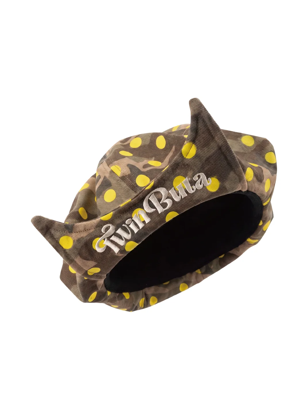 TWINBUTA | Camo Polka Dot Beret