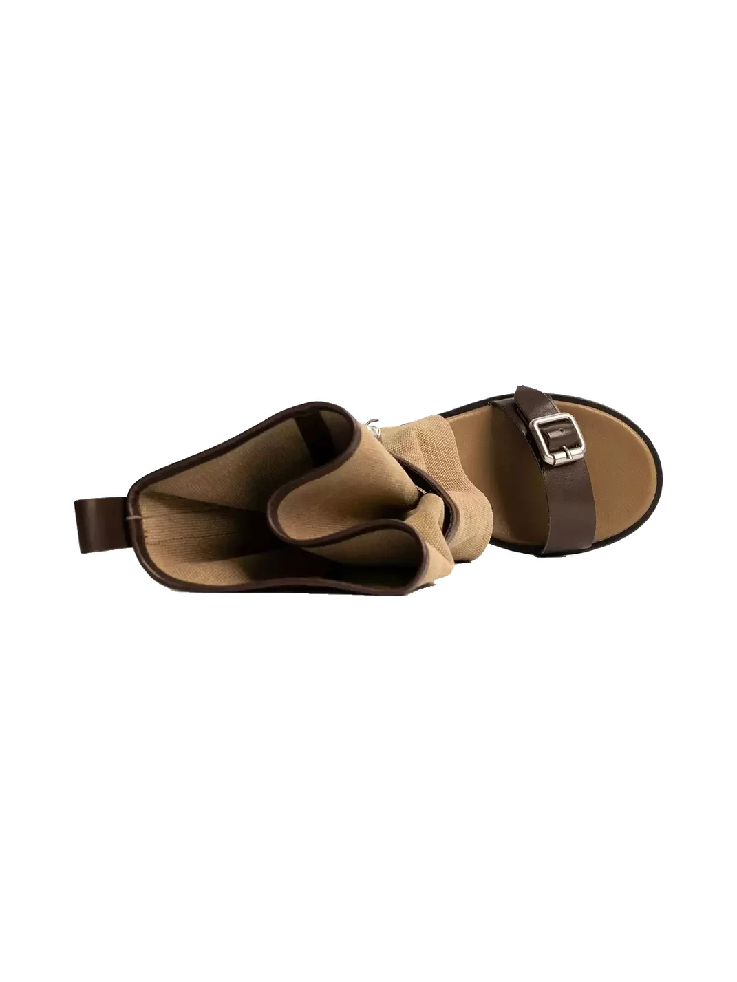 ZHUDAGE | Retro Open-Toe Slouch Sandal Boots