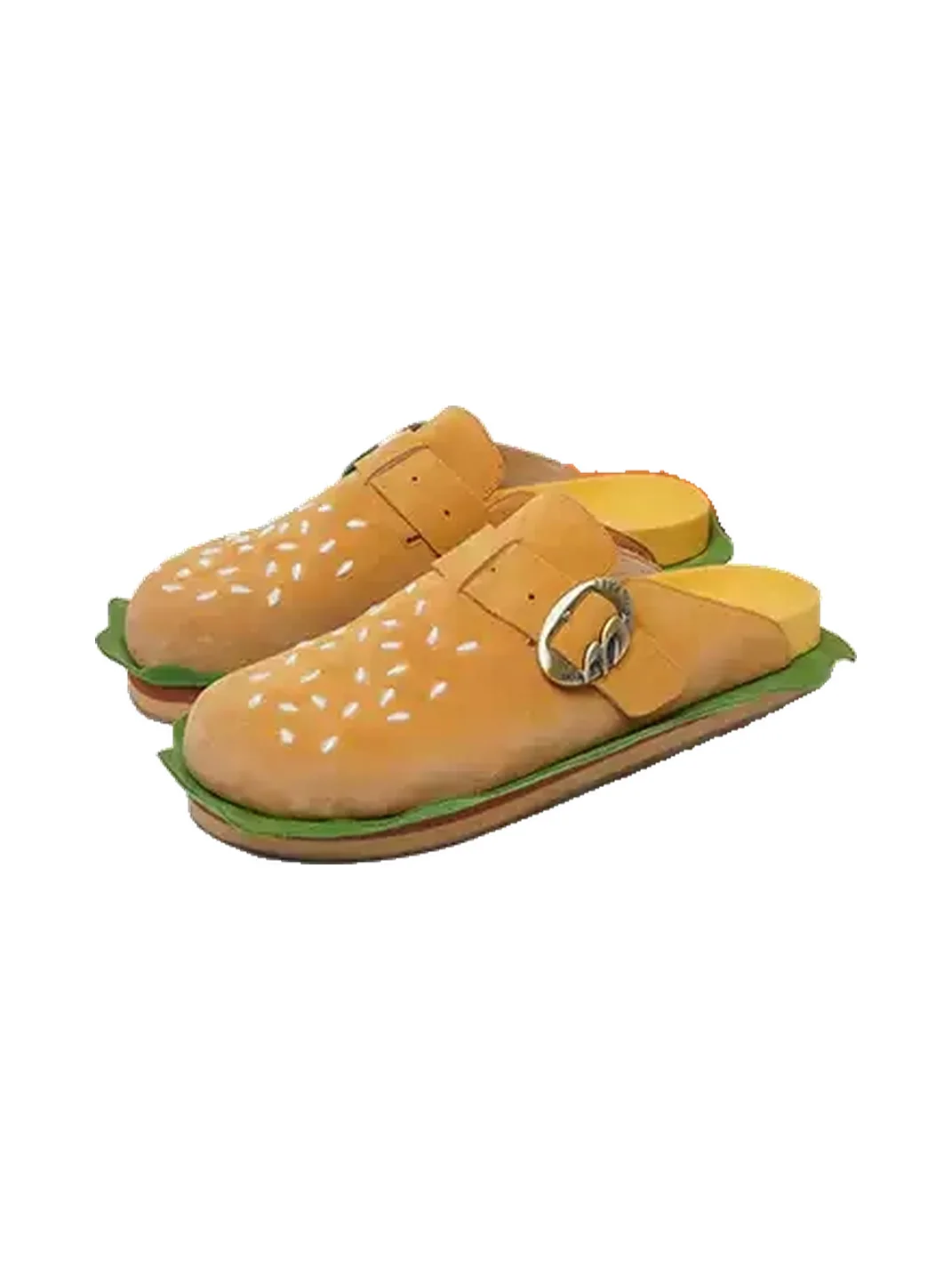 BBIMP | Burger Closed-Toe Platform Slippers