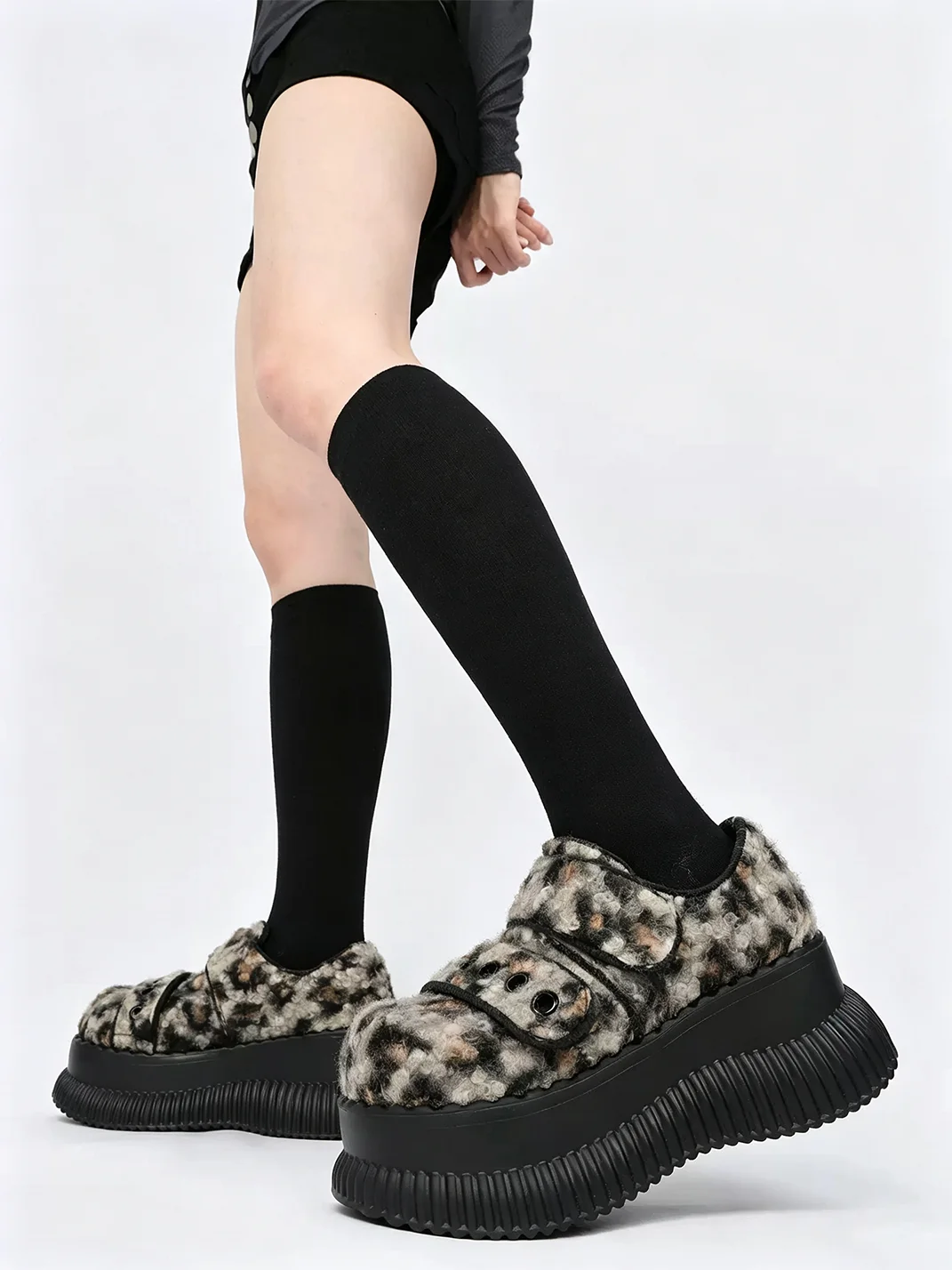 Puppet show | Leopard Print Platform Shoes