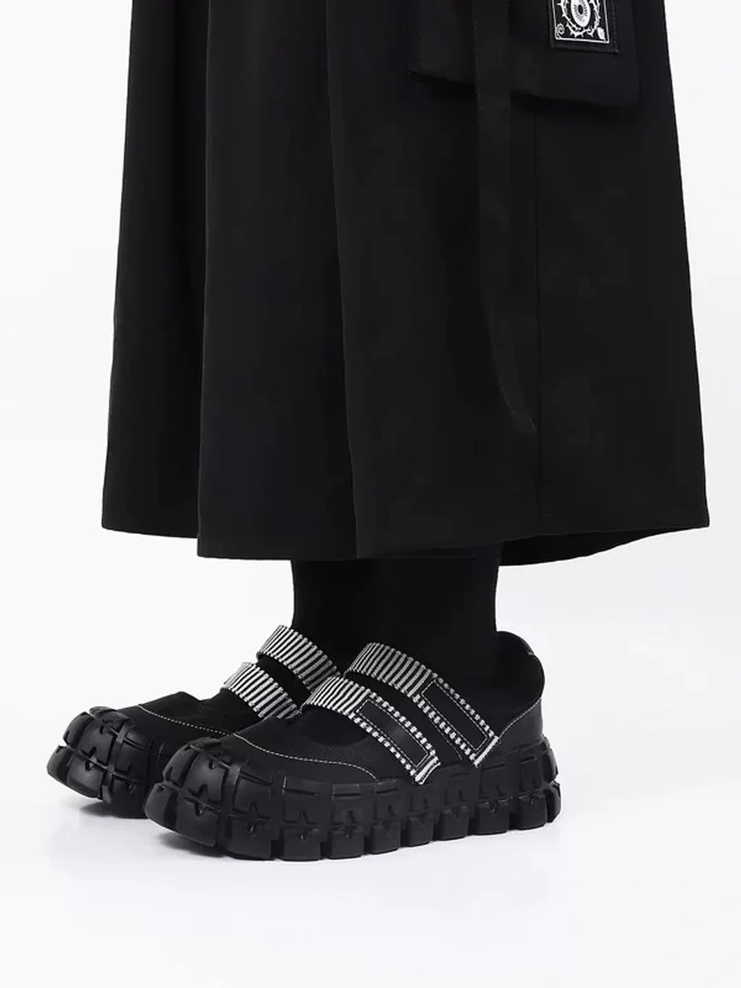 Enqo | Black Platform Mary Jane Shoes