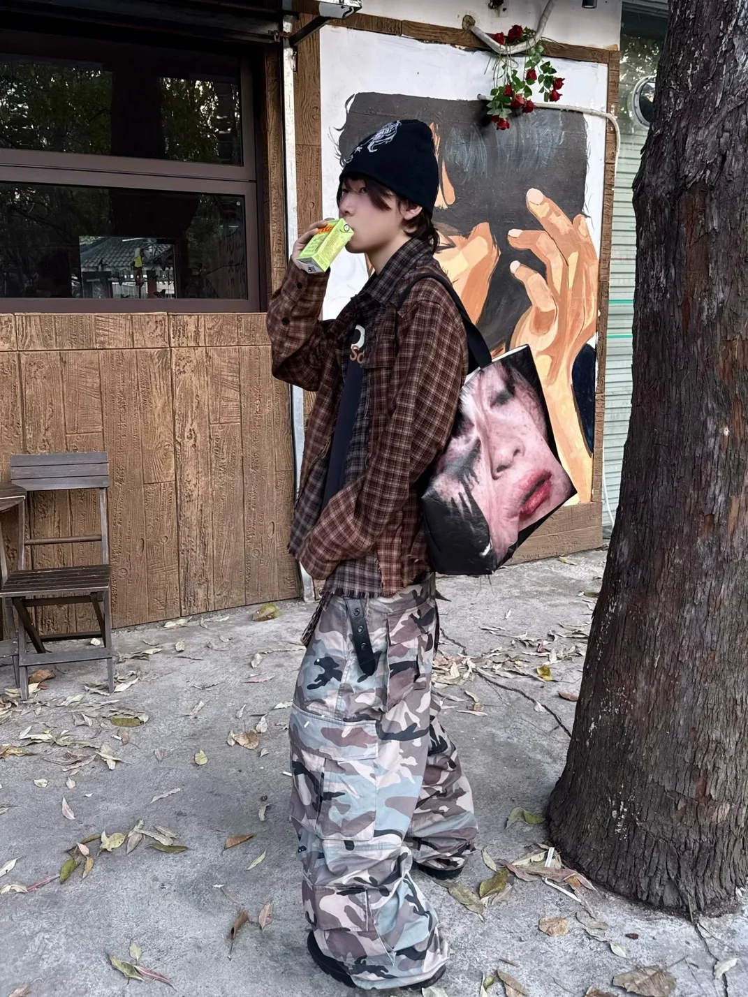 FromTheErebus | Portrait Print Waterproof Tote Bag