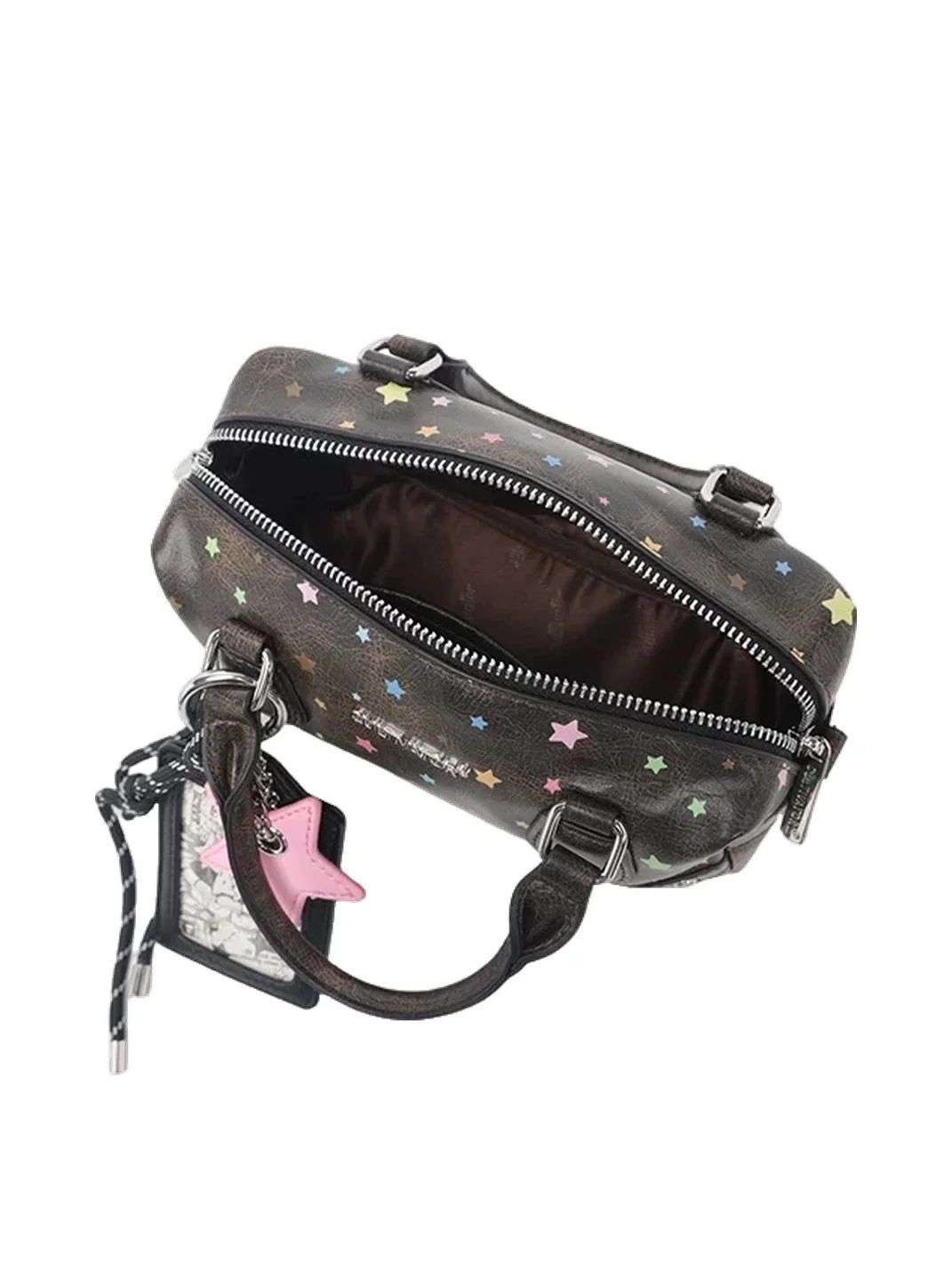 CULTIVATOR | Star Print Mini Boston Crossbody Bag