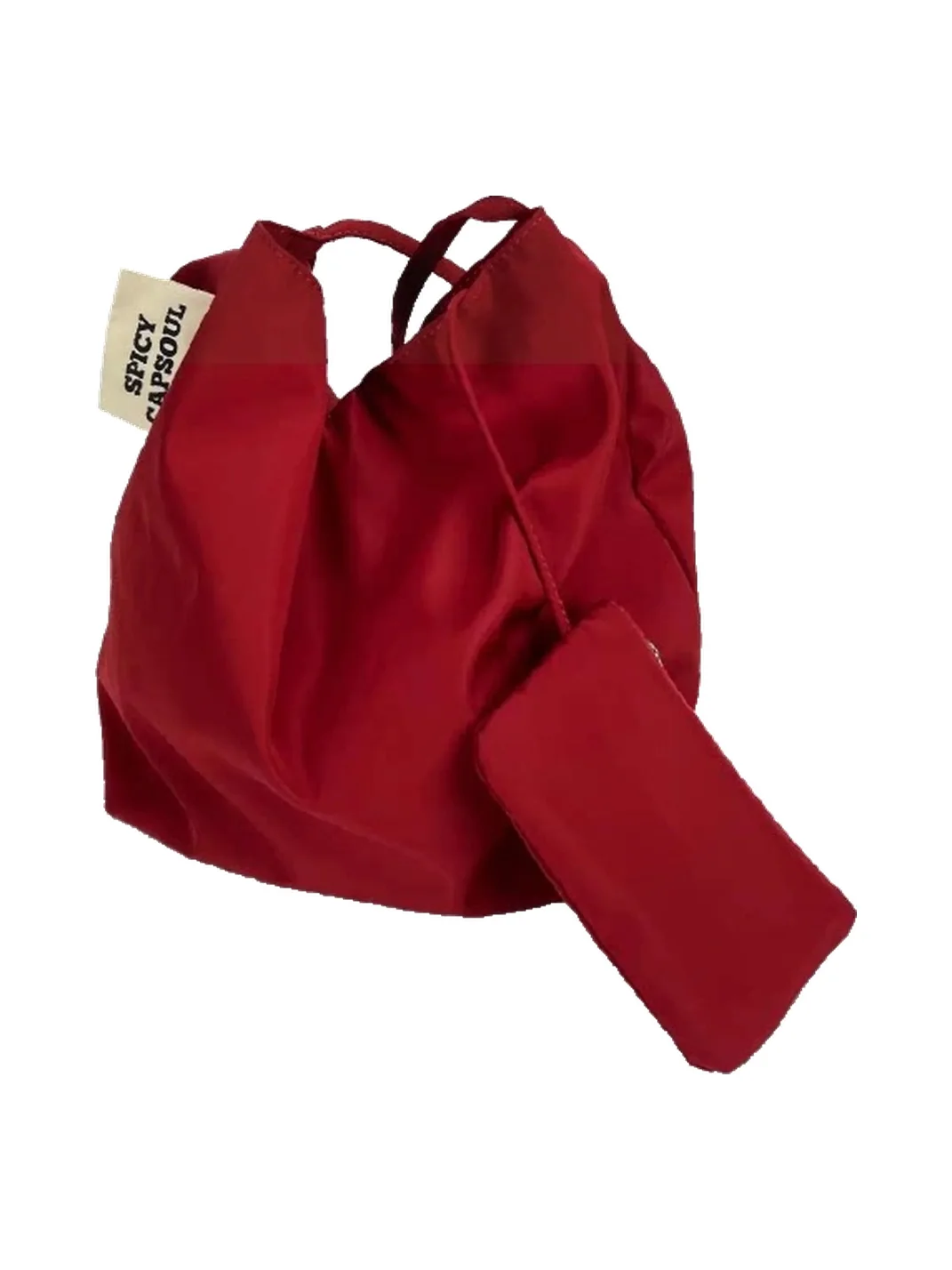 SpicyCapSoul | Minimalist Large Capacity Slouchy Shoulder Tote Bag