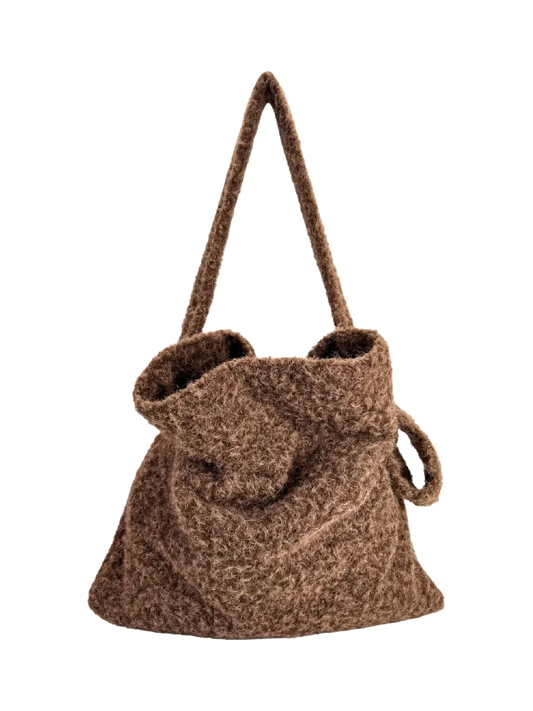SpicyCapSoul | Foldover Plush Shoulder Crossbody Bag