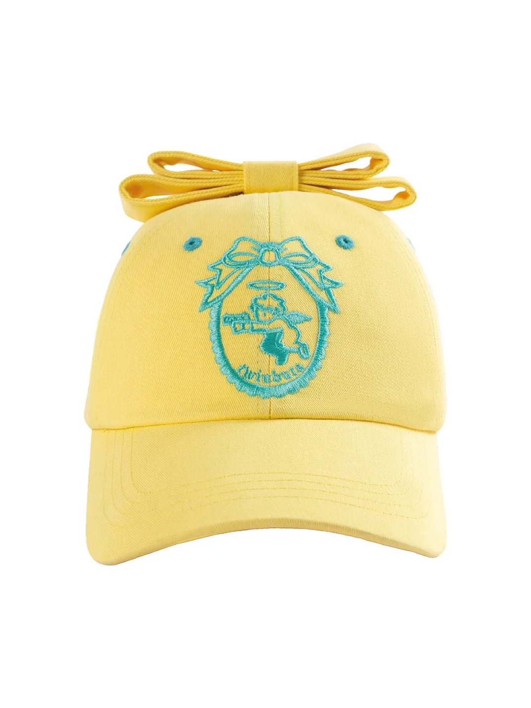 TWINBUTA | Bow Contrast Embroidered Baseball Cap