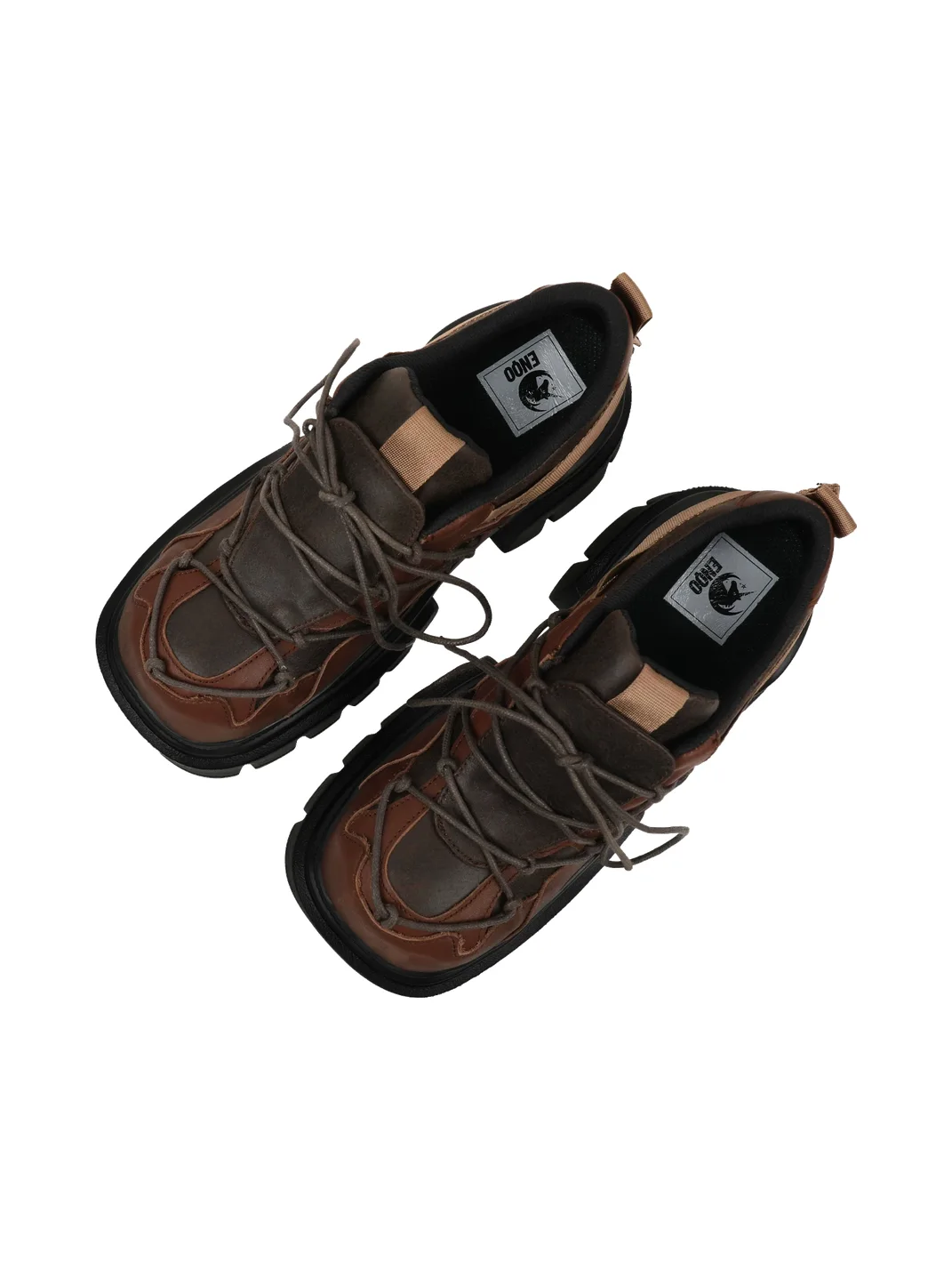Enqo | Retro Platform Derby Shoes
