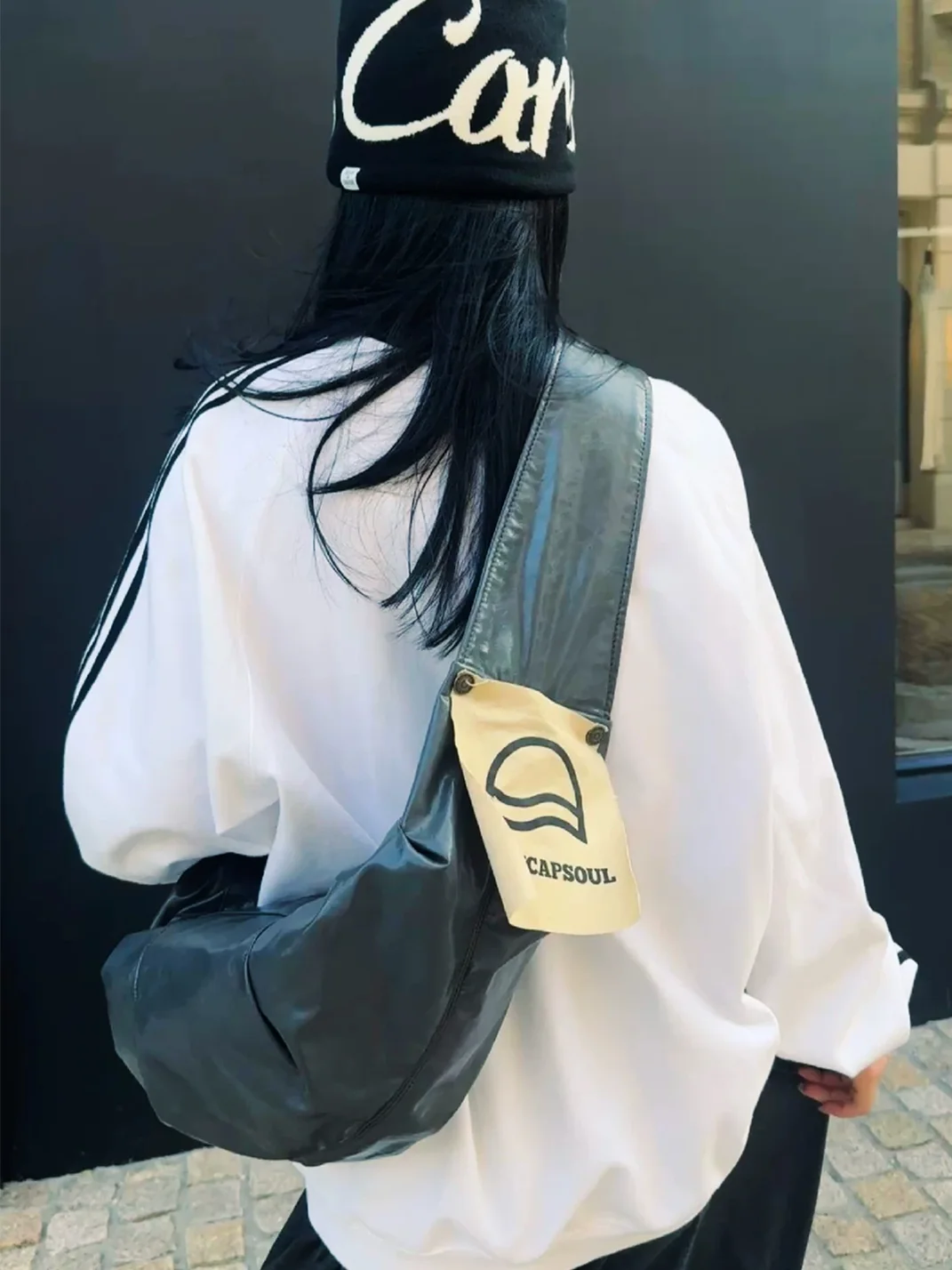 SpicyCapSoul | Vintage Waterproof Croissant Crossbody Shoulder Bag