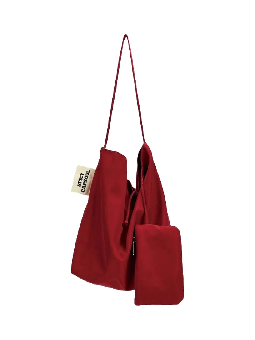 SpicyCapSoul | Minimalist Large Capacity Slouchy Shoulder Tote Bag