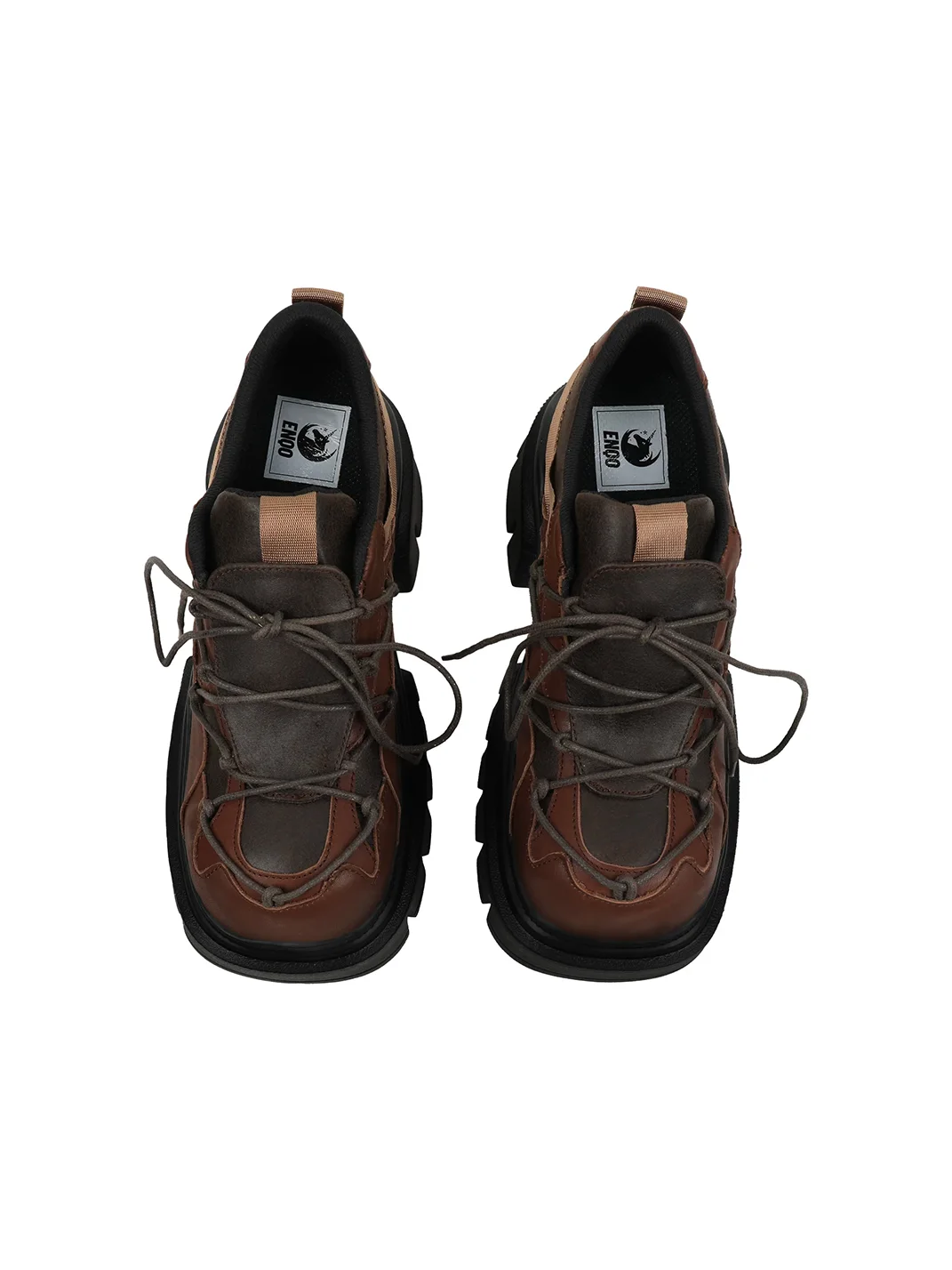Enqo | Retro Platform Derby Shoes