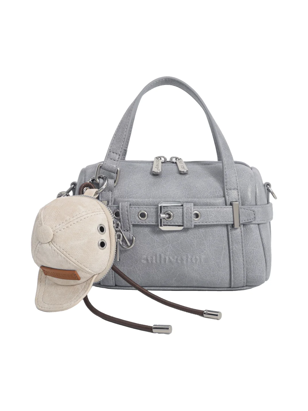CULTIVATOR | Vintage Contrast Leather Boston Pillow Handbag