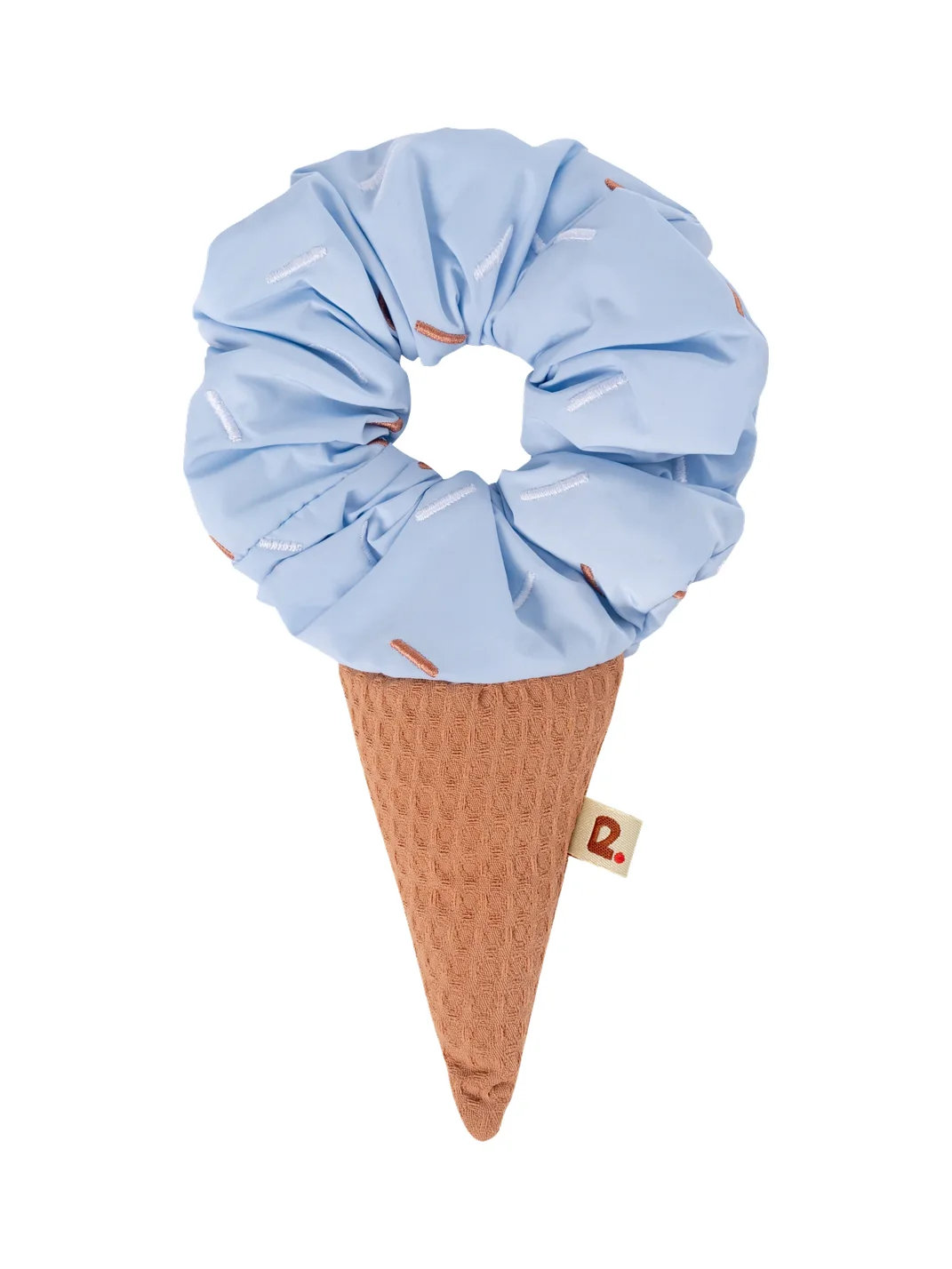 12Yotems | Embroidered Ice Cream Cone Scrunchie