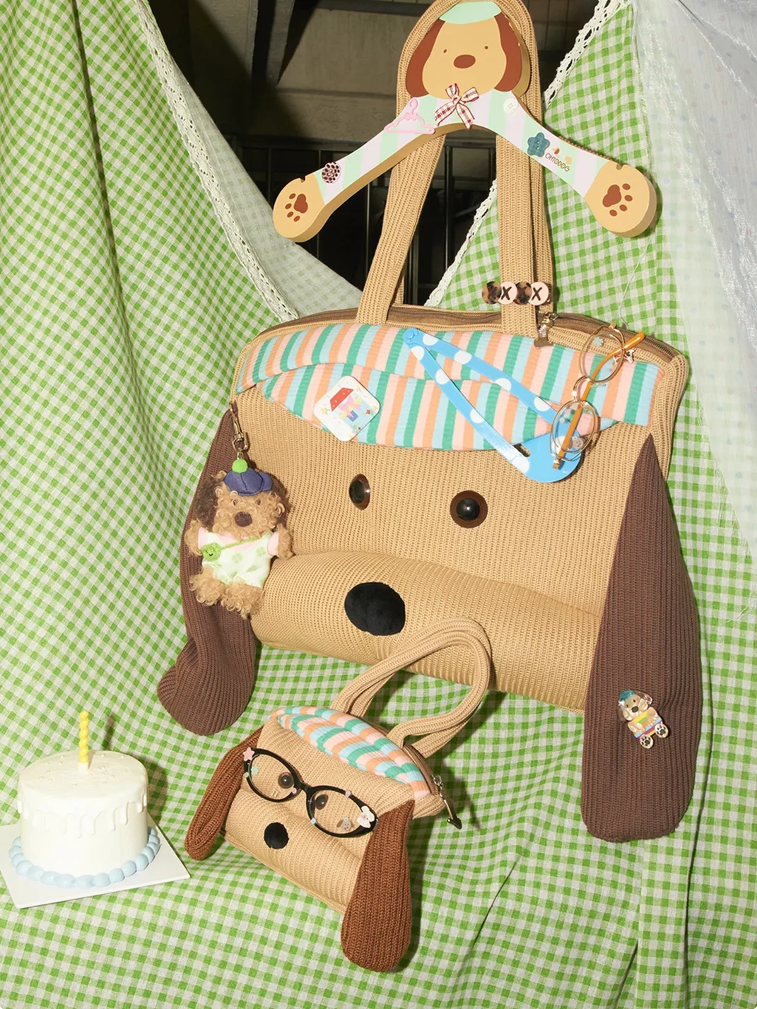 OhTODOG | Large Plush Dog-Shaped Tote Bag