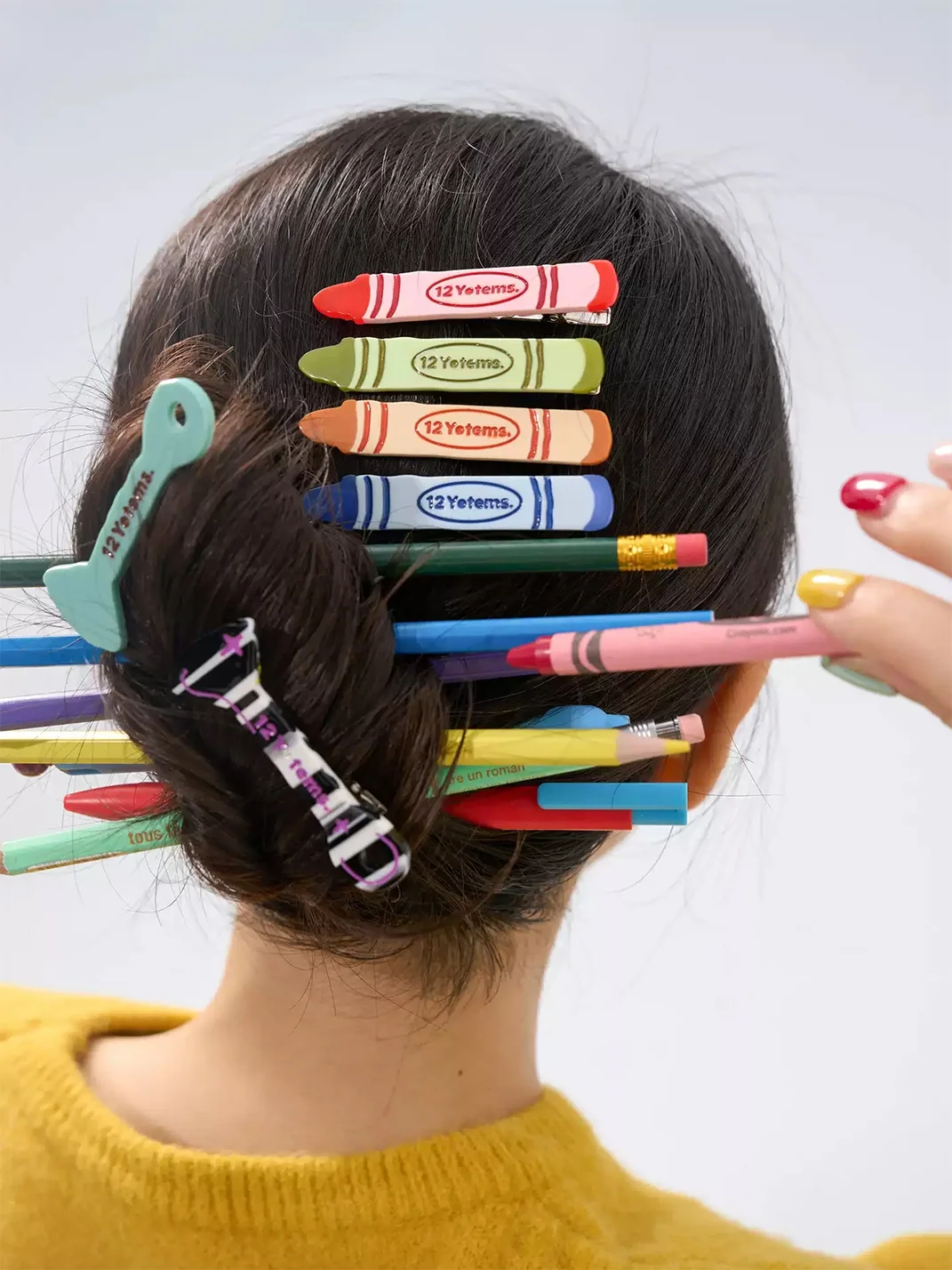 12Yotems | Stationery Series Hair Clips