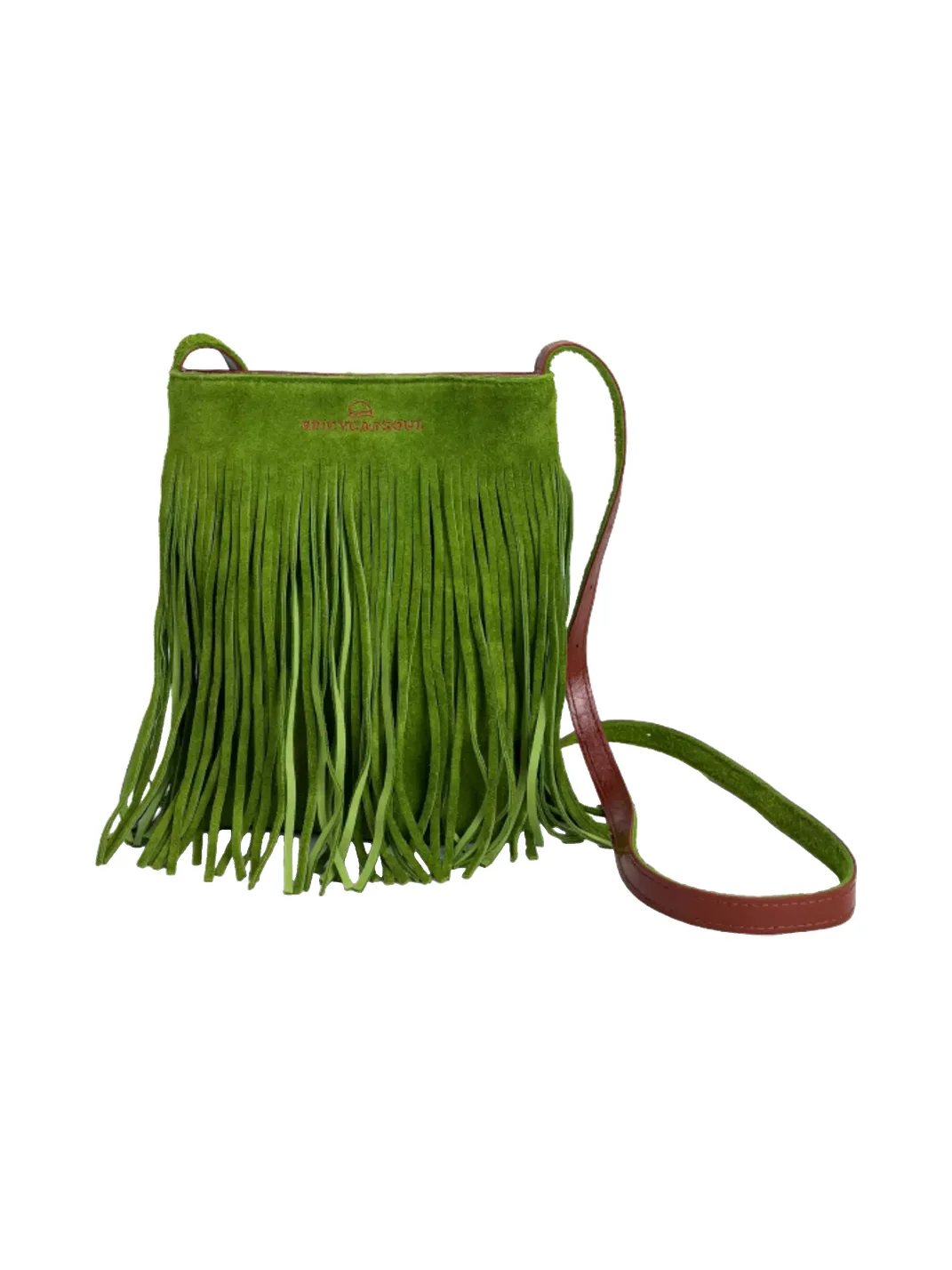 SpicyCapSoul | Calf Suede Bohemian Fringe Crossbody Bag