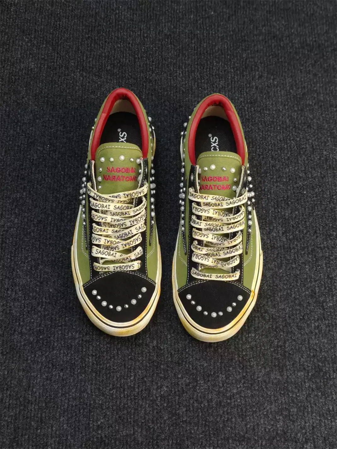 ZDZZFT | Distressed Lightning Low Top Skate Sneakers