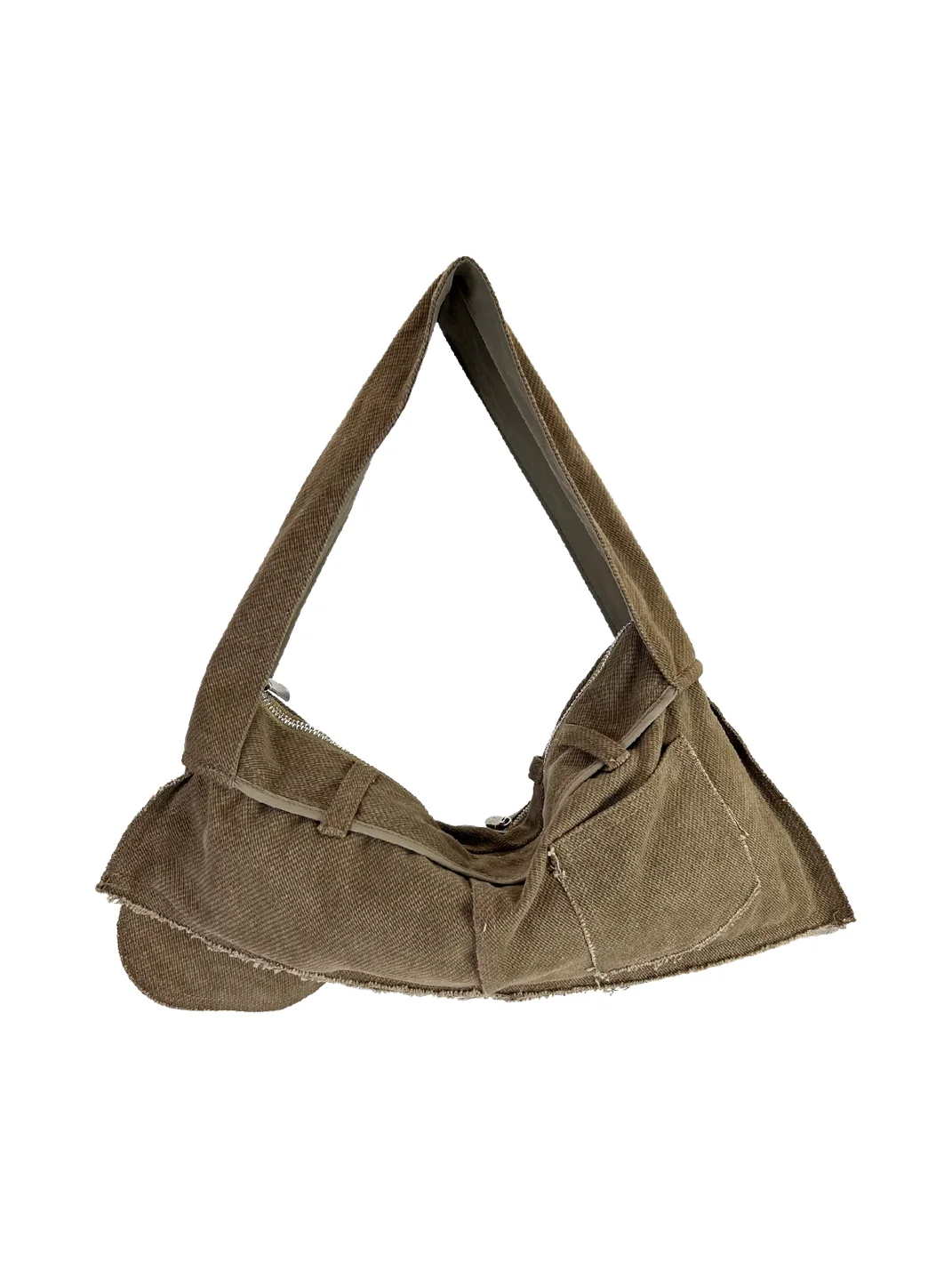 SpicyCapSoul | Washed Brushed Canvas Crossbody Shoulder Bag