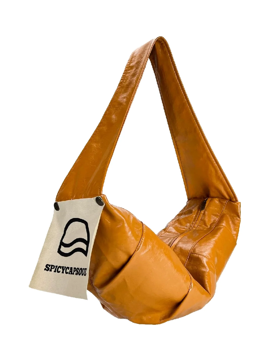 SpicyCapSoul | Vintage Waterproof Croissant Crossbody Shoulder Bag
