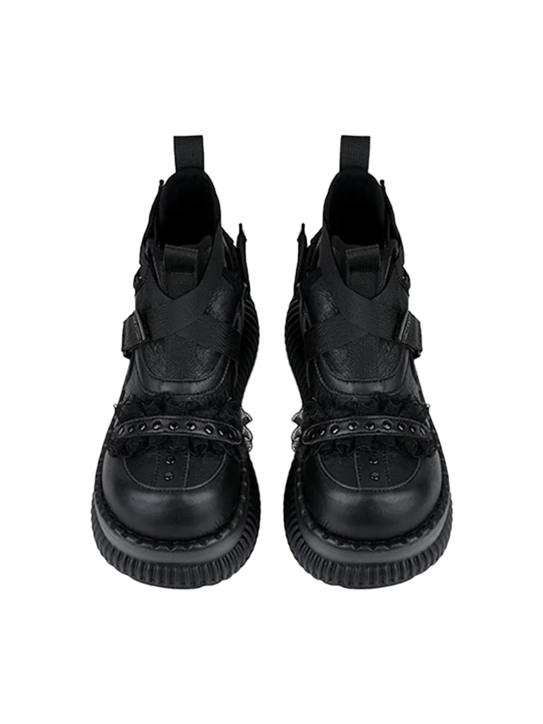 Puppet show | Dark Platform Ankle Boots