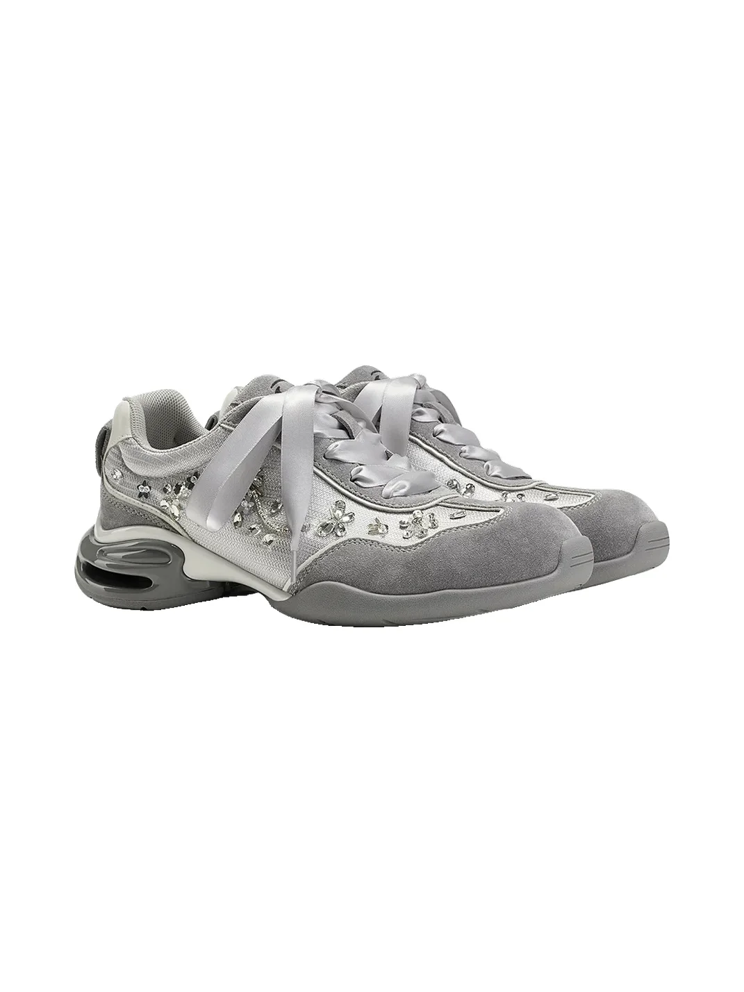 GGCC | Rhinestone Ballet Trainer Sneakers