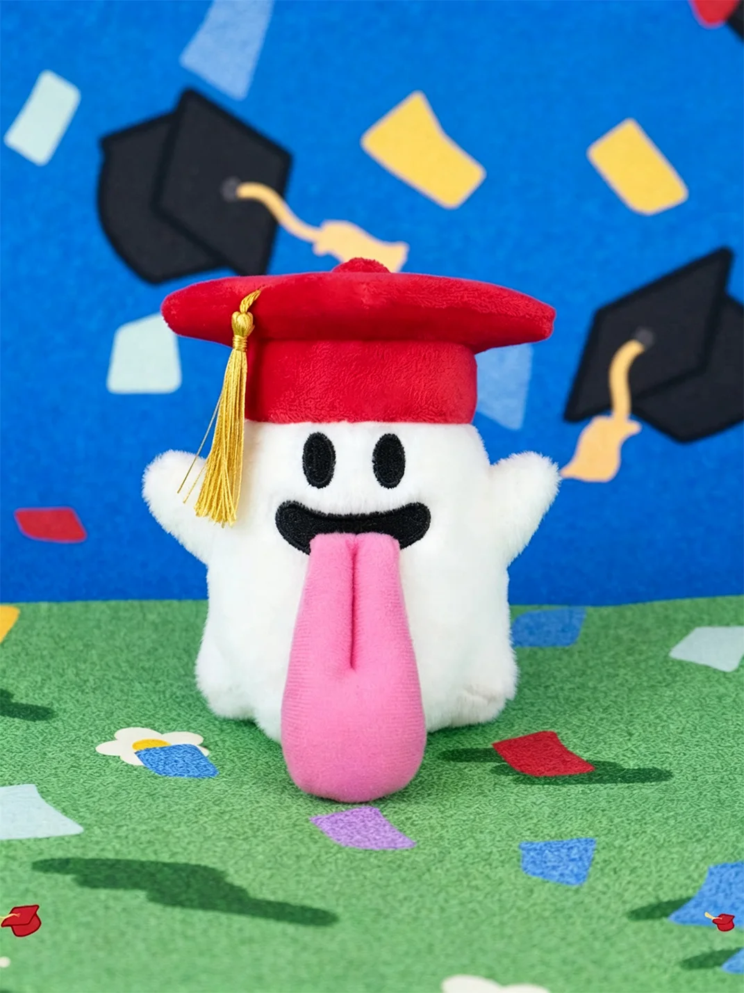 GRAF | Graduation Cap Ghost Plush Bag Charm