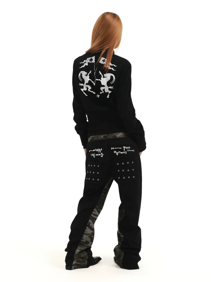 DETW | Cropped Suede Western Stand Collar Jacket - 3
