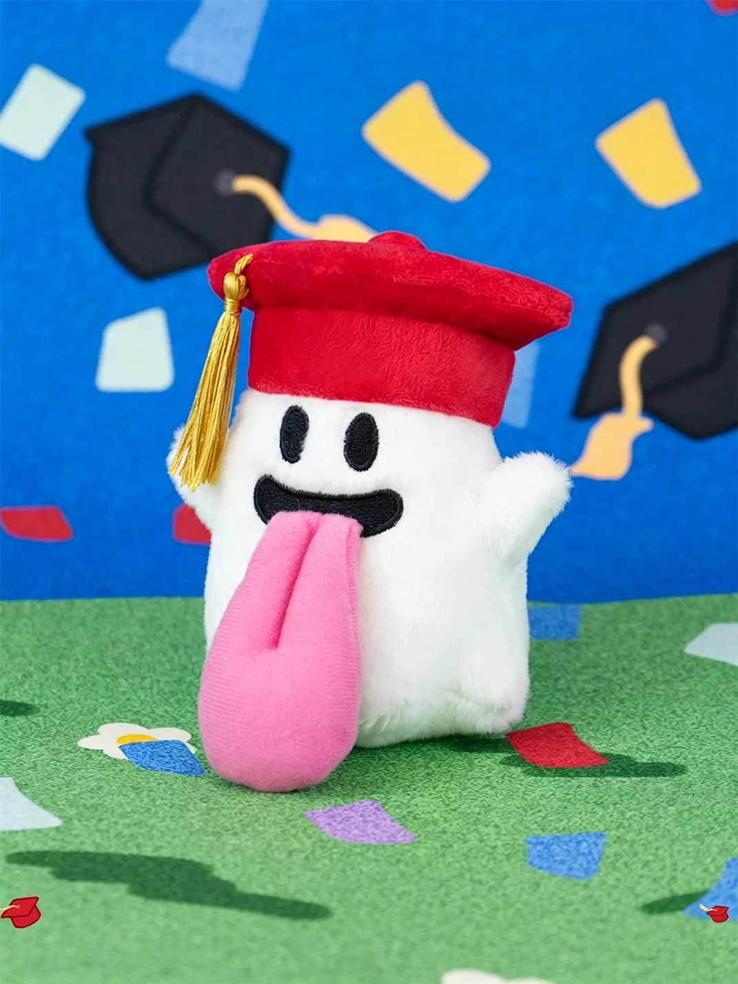 GRAF | Graduation Cap Ghost Plush Bag Charm