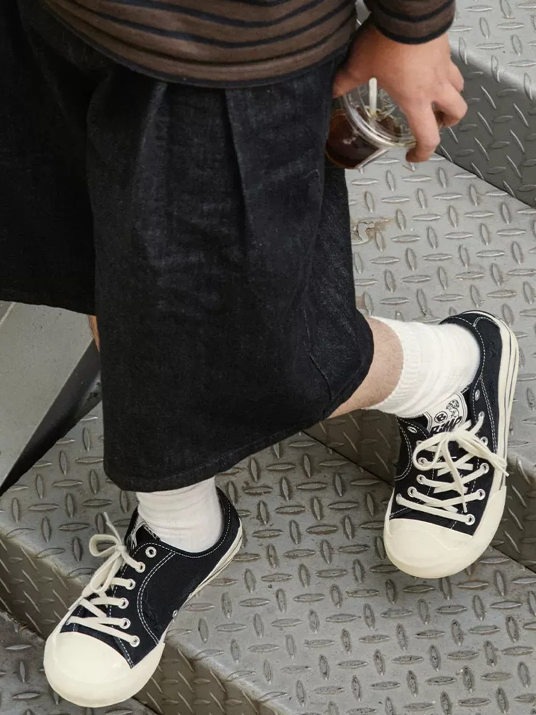 BBIMP | Distressed Low-Top Canvas Sneakers