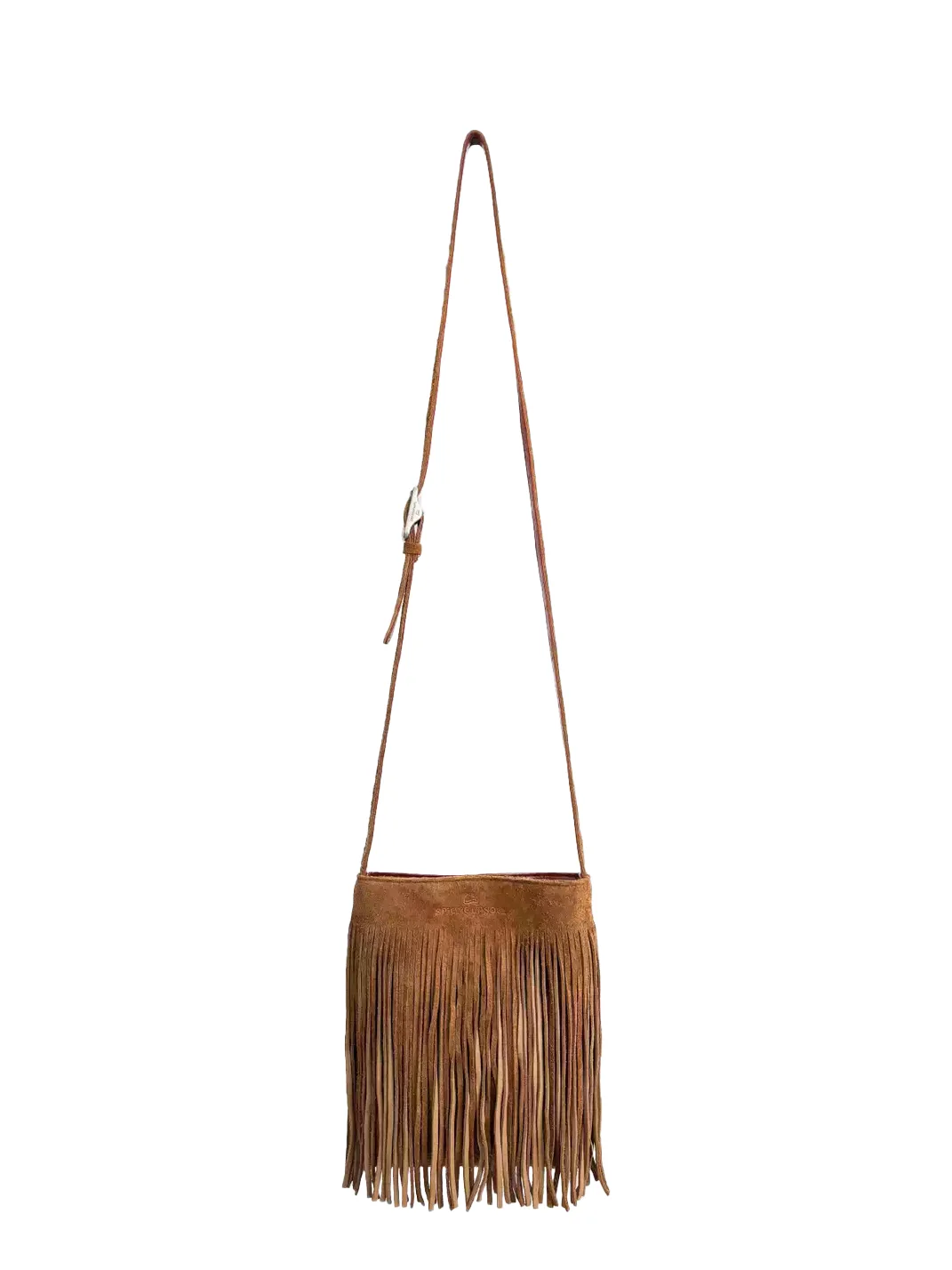 SpicyCapSoul | Calf Suede Bohemian Fringe Crossbody Bag