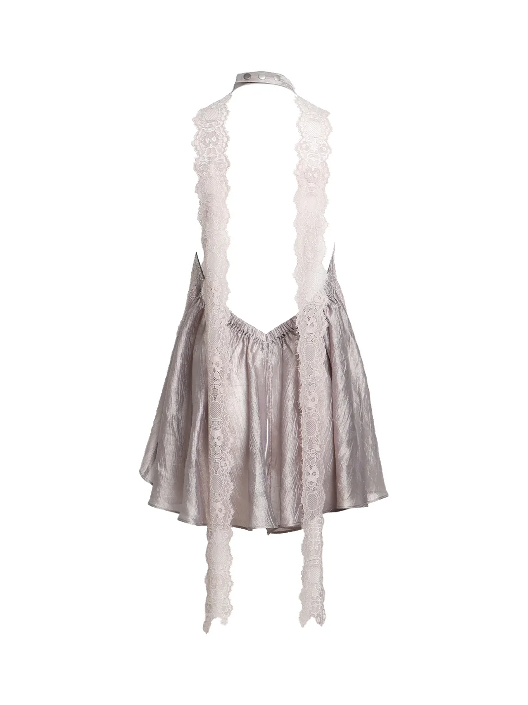 Flowers birds Market | Loose Backless Lace Halter Top