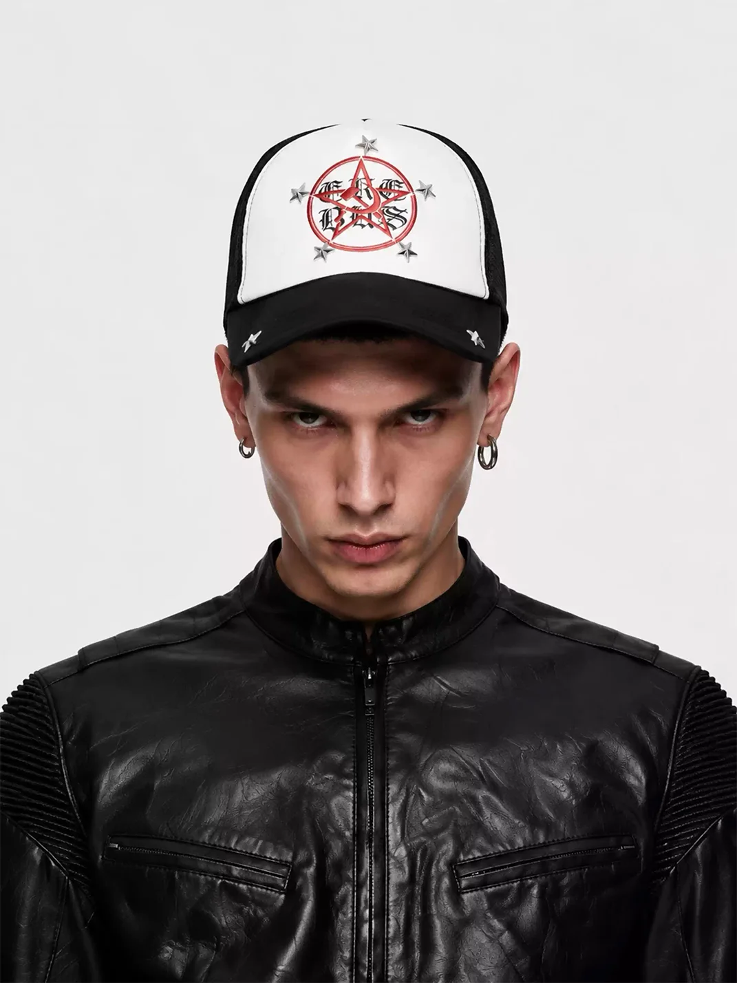 FromTheErebus | Iron Star Studded Trucker Cap