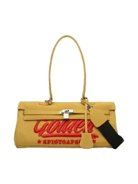 SpicyCapSoul | 16-Ounce Embroidered Denim Kelly Handbag