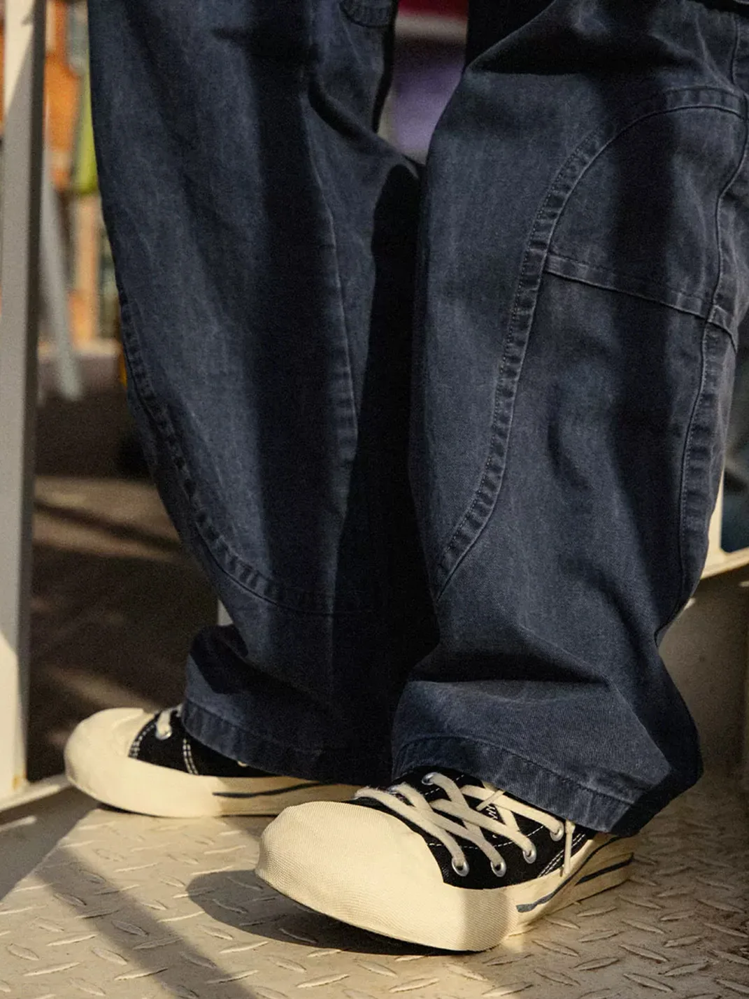 BBIMP | Distressed Low-Top Canvas Sneakers