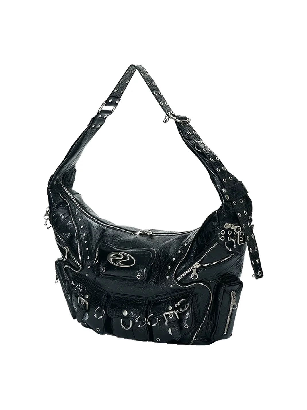 PERSONSOUL | Small Punk Sheepskin Shoulder Bag