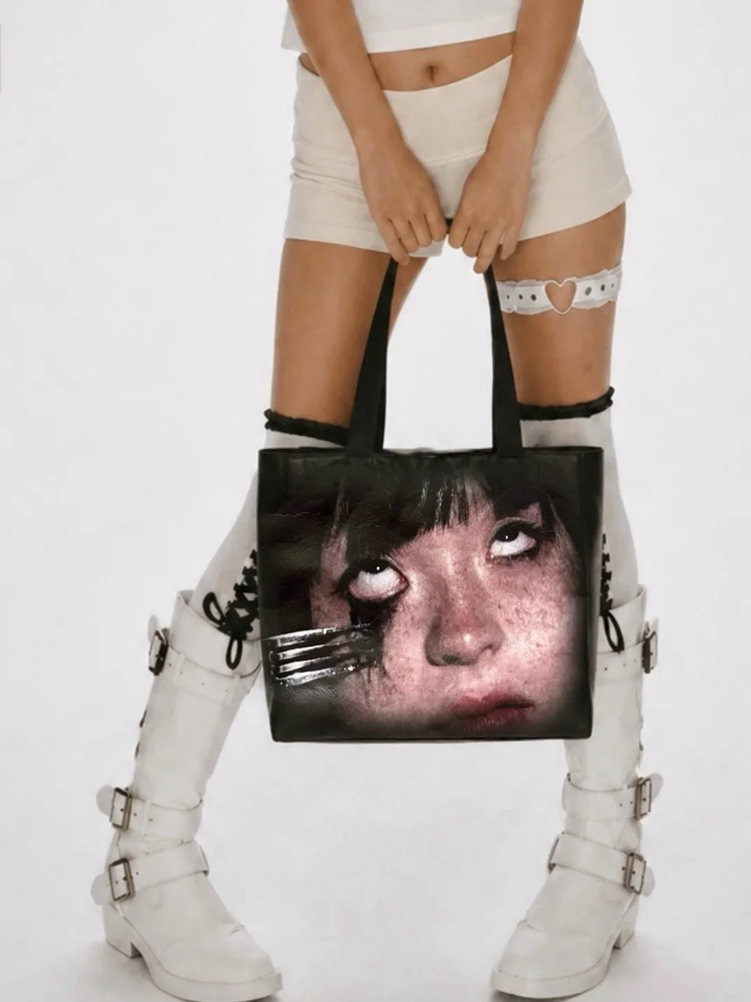 FromTheErebus | Portrait Print Waterproof Tote Bag